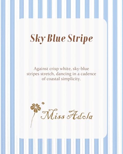 Miss Adola Corduroy Tote Bag for Women with Aesthetic Design | Magnetic Buckle & Pocket, Reusable, Soft, Roomy, Long Shoulder Handles, Double-sided Print, Casual Daily Work, Grocery Bags - color: Blue Stripe, size: Large