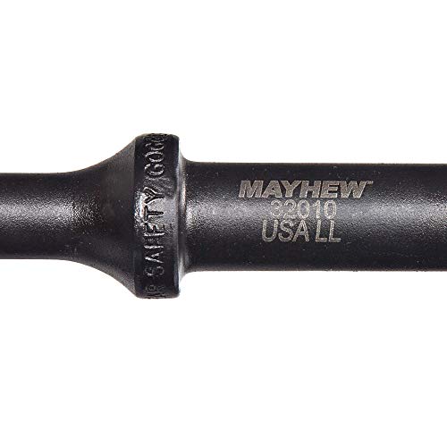 Mayhew Tools 32010 Pneumatic Scraper, 1-1/8" x 18", Black Oxide Finish - size: 1-1/8" x 18"