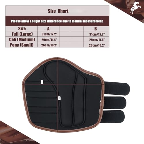 Jeereal Brushing Horse Boots Equine Boots | Protective Gear and Training Equipment | Neoprene,Waterproof Cloth and Genuine Leather Made of (Black, Pony (Small)) - color: Black, size: Pony (Small)