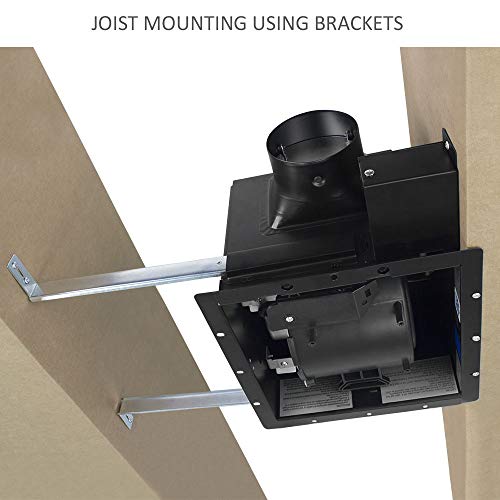 BV Bathroom Fan Ultra-Quiet 150 CFM, 2.0 Sones Bathroom Ventilation & Exhaust Fan, Bathroom Ceiling Fan, Bathroom Extractor (No Attic Access Required) - size: 150 CFM – 2025