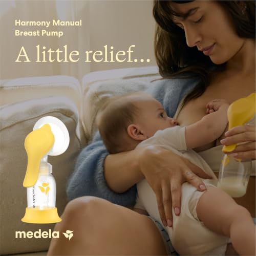 Medela Harmony Manual Breast Pump, On-the-Go, More Milk Output - style: Harmony Manual Breast Pump