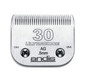 Andis 64075 UltraEdge Blade, Size 30, 1/50in, Chrome, for Larger Animals | Carbonized steel, rust & heat resistant, ideal for cattle & horses, andis clipper blade - style: 30 Blade (Pack of 1)