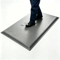 Anti Fatigue Mat 3x7 Ft 15/16" Thick Soft Sponge Ergonomic Mat | Full Day Floor Support Mat Reinforced Diamond Stud Dependable Standing Mat Foundry Forge Casting Mold Injection Molding Gray - size: 84"L x 36.2"W x 0.9"Th