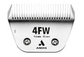 Andis 561463 ceramicEDGE #4FW XCover Wide Blade, Stainless Steel | 36% wider with 31-tooth ceramic cutter, carbon-steel lower blade, fits all professional dog clippers - size: 4FW (9.5 mm)