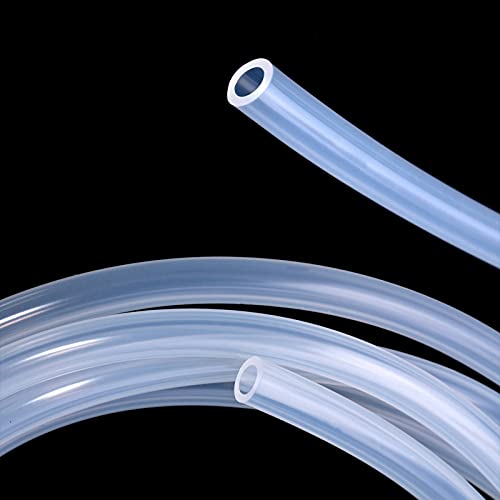 1/4" ID Food-Grade Silicone Tubing - High Temp Silicon Tube 1/4" ID x 3/8" OD 3 Feet Pure Flexible Silicone Rubber Tube For Home Brewing Pump Transfer Winemaking, Kegerator,Aquaponics - size: 1/4" ID x 3/8" OD 3 Feet