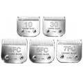 Detachable Pet Clipper Blades Dog Grooming Clipper Replacement Ceramic Blades Set, Compatible with Andis, Wahl, Oster(Size 30#+10#+4FC+5FC+7FC,Cut Length0.5mm-9.5mm) - size: 30#+10#+4FC+5FC+7FC