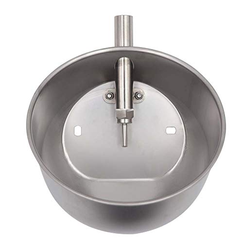 Automatic Pig Waterer Stainless Steel Pig Nipple Waterer | Wall Mounted Hog Waterer 1/2" Thread, Durable and Rust-resistant, Suitable for Pigs, Hogs & Sows in Barns and Pens