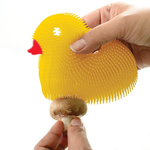 Norpro Duck Silicone Dish Brush - color: Yellow (Duck)