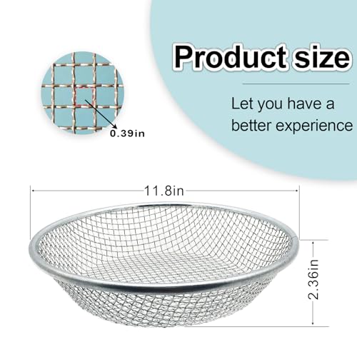 3/8 Inch Soil Sifter for Gardening, Rock Sifter for 5Gallon Bucket,Compost Sifter Dirt Sifter,Captures Dirt Rocks Sawdust - color: 3/8 Inch
