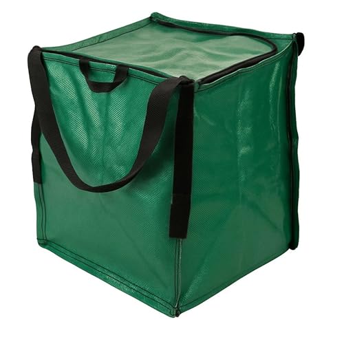 DURASACK 22-Gallon Zipper Top Heavy Duty Storage Tote Bags, Single, Green | Rugged Woven Polypropylene Moving Bag, Reusable Self-Standing Design, Holds up to 500 Pounds - color: Green, size: Medium