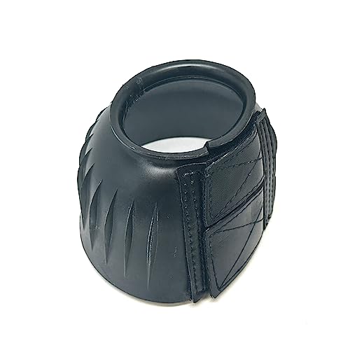 Professional's Choice Easy On Rubber Bell Boots | Sold in Pairs - color: black, size: Medium