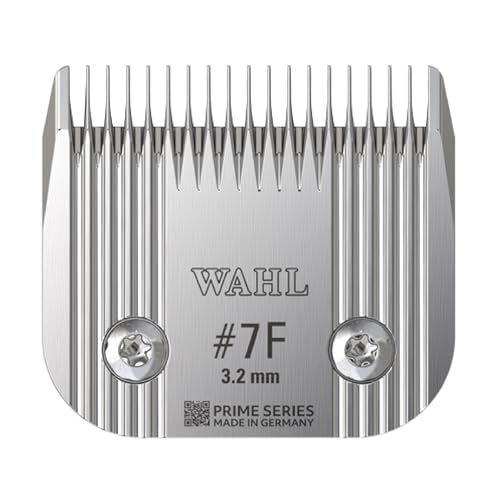 Wahl Pro Animal Prime Series Blades - Professional Fine Tooth Pet Clipper for Horse, Cat & Dog Grooming - Made from High-Carbon Steel - #7, 3.2mm - size: #7