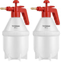 VIVOSUN 50oz Pump Sprayer, Handheld Garden Water Sprayer Bottle (Pack of 2) - color: Red, size: 50oz (Pack of 2)