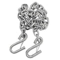 7/32" x 36" Trailer Safety Chain – Hot Dipped Galvanized Steel with Safety Hooks – 7000 lb Load Rated – Corrosion Resistant for Utility and Small Boat Trailers