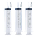3 Pcs 150ml Large Syringes, Sterile and Individual Sealed, Easy to Use and Clean, Plastic Garden Syringe for Liquid, lip Gloss, Paint, Epoxy Resin, Oil, Watering Plants, Refilling - style: 150ml