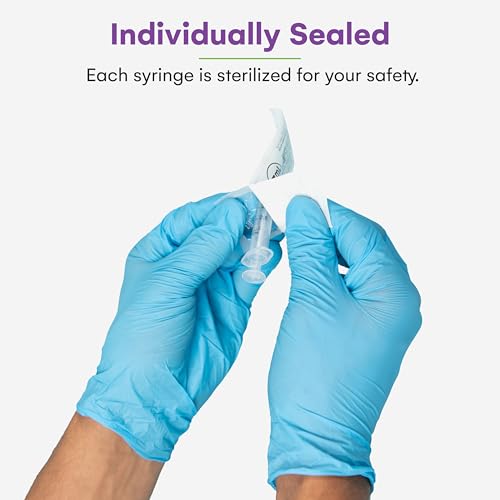 Care Touch Disposable Syringes Without Needle, Luer Slip, 3ml 100 Count