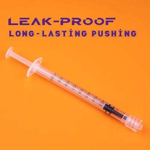 1ml Syringes with 25G 1 Inch Needles Luer Lock Syringe and Needle for Liquids, Individually Wrapped, Pack of 100 - size: 1ML-25G 1"