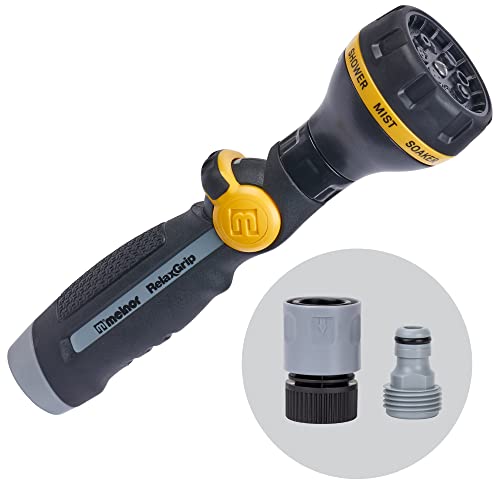Melnor 65190AMZ RelaxGrip Flashlight 8 Pattern Nozzle w/Adpt - size: 8-Pattern, style: Flashlight