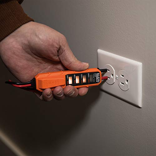 Klein Tools MM320KIT Digital Multimeter Electrical Test Kit, Non-Contact Voltage Tester, Receptacle Tester, Carrying Case and Batteries