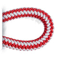 16-Strand 1/2 in (12.7 mm) Arborist-16™ Arborist Rope - 7000 lb MBS - Static Climbing Rope - Rescue Operations - High Visibility - 150 ft - Sewn Eye - Red White - Made in The USA - size: 150 ft - Sewn Eye, style: Red White
