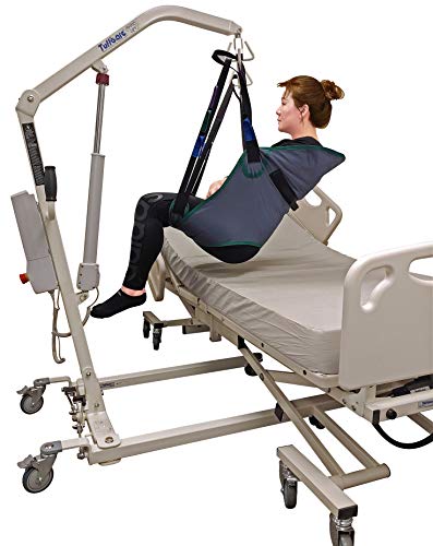 Electric Patient Lift - Rhino Lift with Manual Low Base - with Universal Divided Leg Sling(Small), 450 lb. Weight Capacity. by Tuffcare - color: Lift+u Sling, size: Small