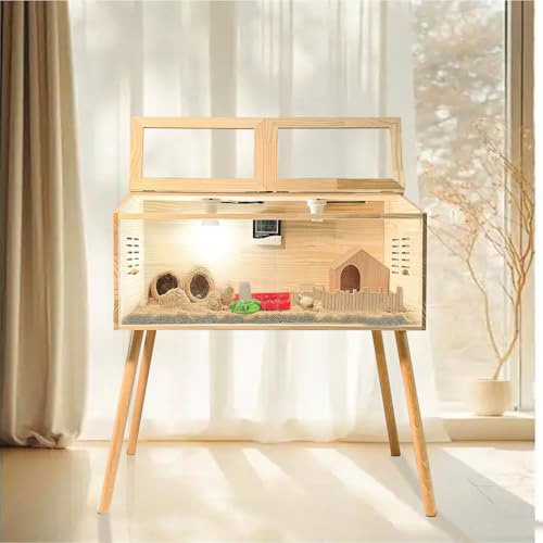 Fengxin Brooder Box for Chicks,Quail cage,Quail coop,Kit with Heat,Chick Brooder Box with Sliding Door,with Thermostat,Table Legs, Temperature and Humidity Meter (31.5×16×16 inches) - color: 31.5×16×16 inches