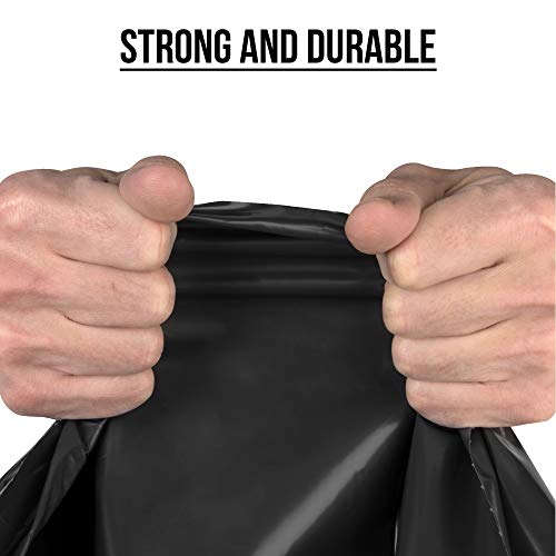 AmazonCommercial Construction Contractor Bag, Puncture Resistant, 42 Gallon, 3 Mil, 50 Count (Pack of 2)