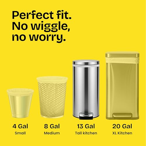 Glad Trash Bags, ForceFlex Tall Kitchen Drawstring Garbage Bags, Fresh Clean, 13 Gal, 40 Ct (Package May Vary) - size: 40 Count (Pack of 1)
