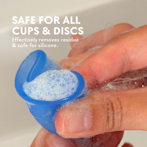 Lunette Menstrual Cup Wash – pH‑Balanced Cup & Disc Cleanser - 100 ml | Silicone‑Safe, Vegan, Lemon & Eucalyptus, Removes Cup Residue, Travel‑friendly, Made in Finland - color: Transparent