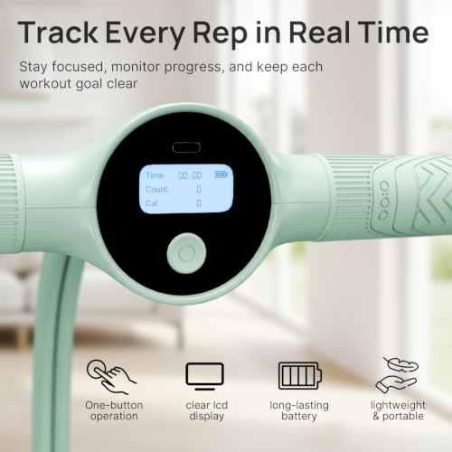 YOTTOY Pedal Resistance Bands with Handles, Natural Rubber Exercise Bands | 35LB Foot Pedal Resistance Bands for Working Out, Fitness Equipment for Abdomen, Waist, Arm, Leg, Pilates - color: Green