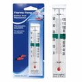 Penn-Plax Therma-Temp Stainless Steel Thermometer - Accurate Aquarium Thermometer - Easy to Read - Dual Scale for Freshwater and Saltwater Tanks - Rust-Resistant Clip-On Design - 4.25 Inches - size: 4.25 inches (Pack of 1), style: Silver