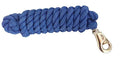 10 Ft Cotton Lead Rope, 3/4 in, Bull Snap Royal Blue - color: Royal Blue
