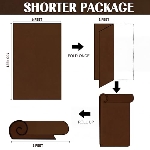 95% 6ft x 100ft Bulk Eyelets Shade Cloth Roll Sunblock Shade UV Resistant Net Windscreen Cover Fabric Roll for Garden Greenhouse Flower Plant Patio Kennel Canopy(Brown, 1 Pcs) | Bulk Roll with Eyelets, Garden Greenhouse Sunblock Cover for Plants Flowers,