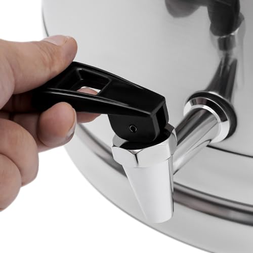 Milk Bucket With Faucet,Stainless Steel Milk Can Large Liquid Container Storage,With Sealing Lid and Carry Handle,for Wine, Oil Storage Transport (30L/8 Gal,w/Faucet) - size: 30L/8 Gal,w/Faucet