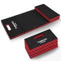 0.9-Inch Thick Foldable Mechanic Kneeling Pad 44.88 Inches Unfolded | Five 15.35 x 7.48 x 0.9-Inch Panels, High-Density Foam, Tool Pockets, Carry Handle, Waterproof Oil-Resistant Nonslip Surface - size: 44.8in Length-5-Fold