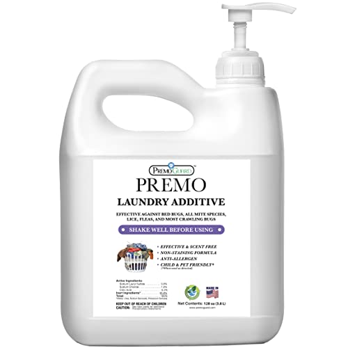 Premo Guard Bed Bug, Mite & Lice Natural Laundry Detergent Additive - size: 128 Fl Oz (Pack of 1)