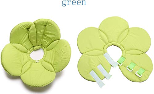 Dogs Cats Medical Grooming Pet E-Collar Recovery Remedy Protective Dog Lick Caught Soft Sponge Adjustable Postoperative Kit for Small and Medium Dog (Green, L (neck's Girth 12.6" to 13.3")) - color: Green, size: L (neck's girth 12.6" to 13.3")
