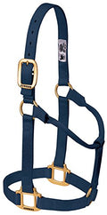Weaver Leather Original Non-Adjustable Nylon Horse Halter, Small, Navy