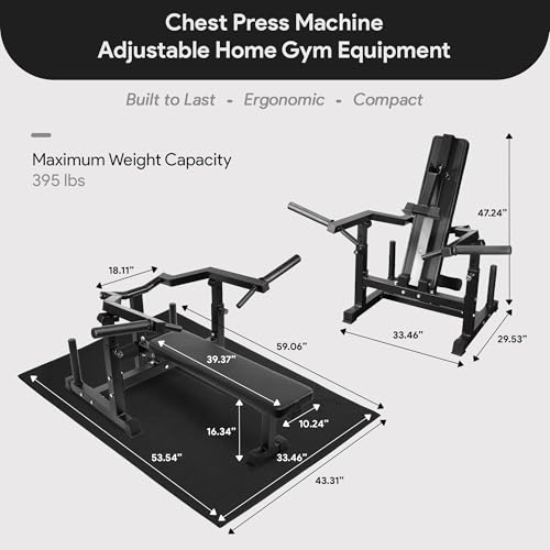 BalanceFrom Strength Training Machine, Adjustable Multifunctional Fitness Equipment for Home & Gym - style: Chest Press