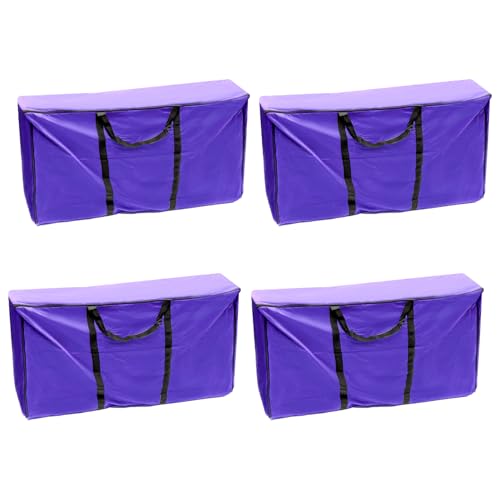QWORK Hay Bale Storage Bag, 4 Pack 420D Horse and Livestock Hay Bale Bag, Large Tote Collapsible Bag - size: 4 pack