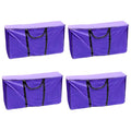 QWORK Hay Bale Storage Bag, 4 Pack 420D Horse and Livestock Hay Bale Bag, Large Tote Collapsible Bag - size: 4 pack