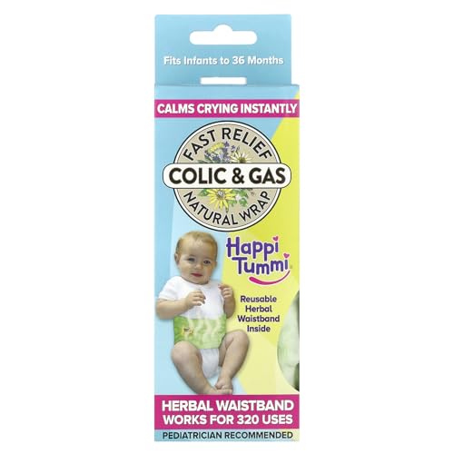 Colic and Gas Relief for Babies and Infants- Heated Belly Wrap for Newborns - Aromatherapy Wrap for Upset Tummy and Constipation - color: Honeydew Green