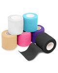 FriCARE Self Adhesive Bandage Wrap, Medical Tape in First Aid Kit | Elastic Cohesive Bandages for Sports/Vet/Wrist Ankle Wounds, 2 Inches X 5 Yards, Latex-free 6 Rolls, Zenith Blush - color: Zenith Blush