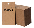 400 Pack Earring Cards - Earring Display Cards - Hanging Earrings - Bulk Cards - 2 x 3.5 Inches - Brown (Pack of 400) - color: 400 PACK