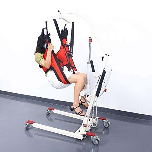 Lift Sling, Commode Patient Lift Slings Medical Transfer Sling for Patients Shower Bath, Large Toileting Sling, Lift Sling for Elderly Bariatric, Divided U Slings,XL - size: X-Large