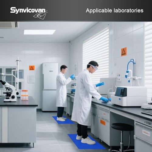 17" x 13" Sticky Mat (5 Packs,150 Sheets,30 Sheets/Pack) | Blue,Tacky Pads,Adhesive Floor Mat,for Cleanroom Laboratory Hospital Construction Pets Home Indoor Gymnasium and Workshop