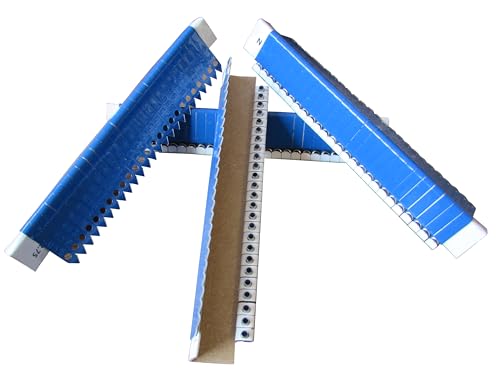 Zip Wing Bands Numbered - NOT Stamped Aluminum Chicken Pheasant Poultry Duck Wing Identification Tags (100, Blue) - color: Blue