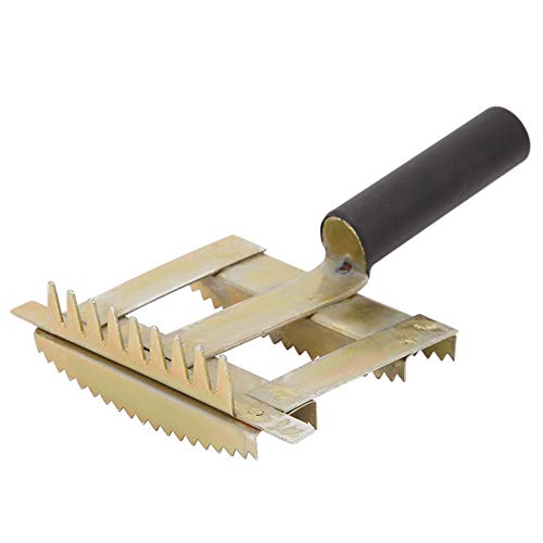 Cattle Shedding Comb, Durable Rounded Iron Teeth for Safe Grooming and Itch Relief, Cow Bull Hair Brush, Professional Livestock Grooming Tool, for Farmers, Ranchers, Cattle Owners,