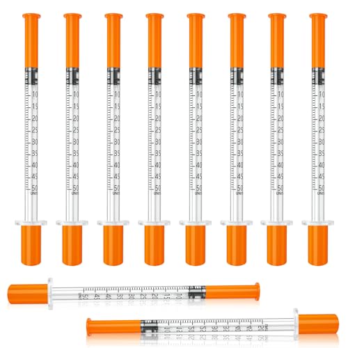Jeringas con agujas para inyectar, 30G 1ml/cc 5/16" (8mm) jeringas, Pack of 100 - size: 1ml-30G 5/16", style: 100 Pack