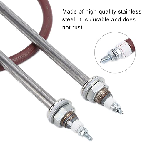 Joyzan Incubator Heater Tube Heating Element, Incubator Element Coil | Circular Tube Plate Cabinet Egg Incubators Accessories Farms Hatching Chicks Candler Turner Ducklings Poultry Brooder 200W